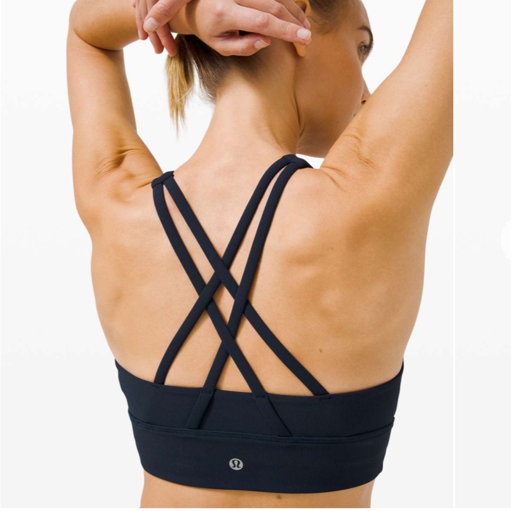 Lululemon Energy Bra in True Navy, size 8 - Picture 2 of 5
